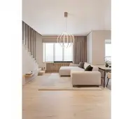 Lyora Lampe suspendue Brea beige Ø 50cm