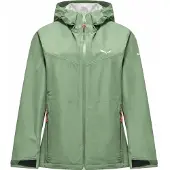 Salewa - Veste légère et imperméable - Puez 2.5L PTX Jacket W Pastel Green pour Femme - Taille S - Vert