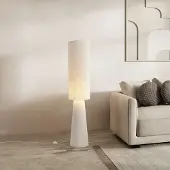 Lyora Lampe sur pied Japandi Nebia beige