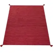 Tapis.nl Tapis tissé main Kilian rouge 160x220 cm