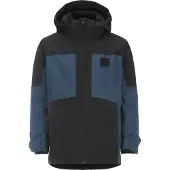Didriksons Dolomit 3, veste de ski, junior, bleu/noir