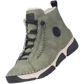 Rieker Damen Stiefelette gefüttert Grün 45912-54