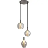 QAZQA Suspension design canon de fusil 3 lumières - Ard