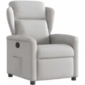 vidaXL Fauteuil relax gris nuageux Tissu