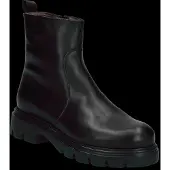 Wonders pour femme. A-4305_5716_5792 Bottines en cuir Bones 05 Noir (39), Plat, 1 à 3 cm, Aucun, Casuel