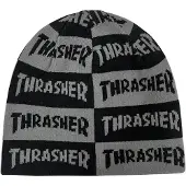 Thrasher Bonnet Mag Checkered Skully