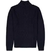 Garcia Z1182 Half Zip Sweater Bleu XL Homme