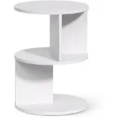 Vicco Table d'appoint Trino Blanc 40x40cm, Model 59740