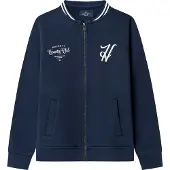 Hackett Country Full Zip Sweatshirt Bleu 5 Years Garçon