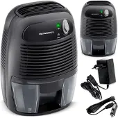 Berdsen Déshumidificateur - Absorbeur d'humidité avec adaptateur voiture BR-68B noir