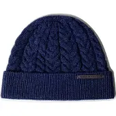 Hackett London pour homme. HM0400143 Bonnet torsadé marine (OSFA), Casuel, Laine