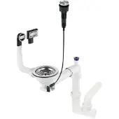 Deante Siphon For 1 Bowl Granite Sink Space Saver Tap Argenté