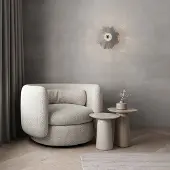 Lyora Lampe murale Elvio gris Ø 30cm
