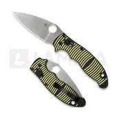 Spyderco Couteau pliant Manix 2 Salt Yellow/Black G-10 MagnaCut