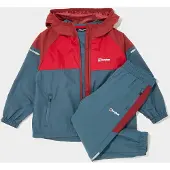 Berghaus Ensemble de survêtement 3 pièces Windshell Enfant - Bleu, Bleu