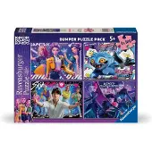 Top 1 Toys Chasseurs de démons K-Pop – Puzzle, 4 pièces x 100 pièces