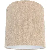 QAZQA Abat-jour en tissu bouclé beige 40/40 cm