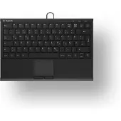 Keysonic KSK-5211ELU - Clavier - Mini - avec pavé tactile à 2 boutons