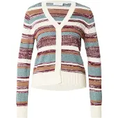 Vila Cardigan 'VIMORI' beige / noisette / menthe / bordeaux