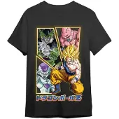 Toei Animation T-shirt à Manches Courtes Dragon Ball Z Villains &amp; Goku