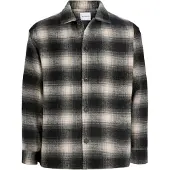 Jack & Jones Chemise 'JJESOHO OLLIE' gris / anthracite / gris clair