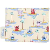 Loungefly Étui à cartes Lilo & Stitch de , représentant Stitch, Angel et Leroy