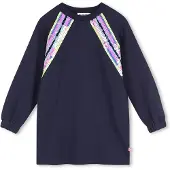 Billieblush U22344 Long Sleeve Dress Bleu 8 Years Fille