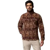 Columbia Steens Mountain Printed Full Zip Fleece Marron L Homme