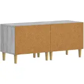 vidaXL : Meuble TV Sonoma, gris, en panneaux de particules