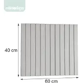 Relaxdays Kit tableau feutre (Tableau d'affichage)
