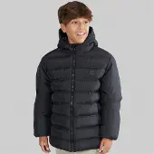 Nicce Manteau matelassé à capuche Bluster garçons - Noir
