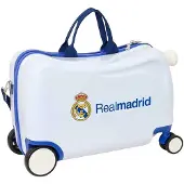 Real Madrid 26/27 25l 44x21x27 Cm Trolley Bag Blanc Enfants