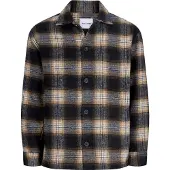 Jack & Jones Chemise 'JJESOHO OLLIE' bleu nuit / umbra / blanc