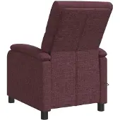 vidaXL Fauteuil de massage relax, tissu violet,
