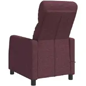 vidaXL Fauteuil de massage relax, tissu violet,