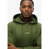 Superdry Plain Hoodie Vert 2XL Homme