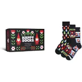 Happy socks Chaussettes 'Holiday Gnomes' bleu clair / vert clair / rouge / noir