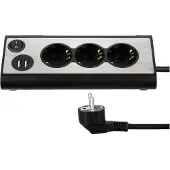 REV LIGHT SOCKET multiprise 3x + 2x USB