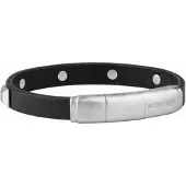 Police S14aqt02b Bracelet Noir Homme