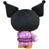 Sakami Merchandise Poupée en peluche Kuromi, version kimono, Sanrio, 22 cm