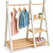Relaxdays Porte-vêtements enfants