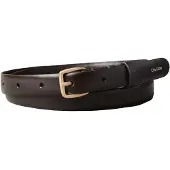 Calvin Klein Ceinture 'ESSENTIAL' brun foncé / or