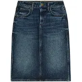 Lee 112385712 Regular Fit Midi Skirt Bleu 27 Femme
