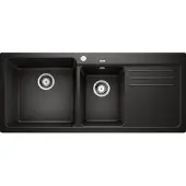 BLANCO Naya 8 - Évier en Silgranit, 1160x500 mm, couleur noire, référence 525945