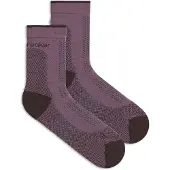 Icebreaker Hike+ Ultralight Quarter Socks Gris,Violet EU 38-40 Femme