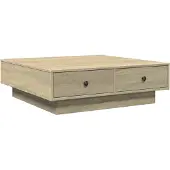 vidaXL Table basse en chêne Sonoma 90x90x28 cm Bois composite