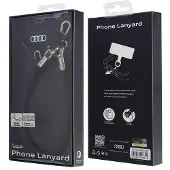 Audi Universal Phone Lanyard 28Cm 8Mm Black/Black Au-Hsl8-R8/D1-Bk