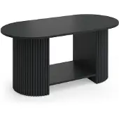 Vicco Table basse Calero Noir/Noir 100x50cm, Model 61468