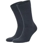 Suitable Chaussettes Mérinos Jeans Bleu Lot de 2