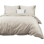 Darymex Literie en satin de coton CIZGILI CREME/180x200 EXCLUSIVE